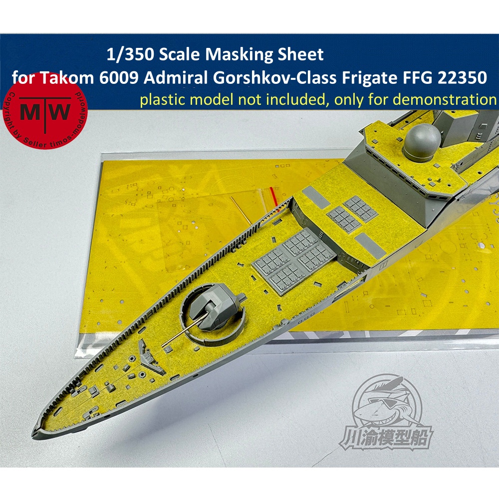 1/350 Scale Masking Sheet for  - Model Kit U Boat recension och pris