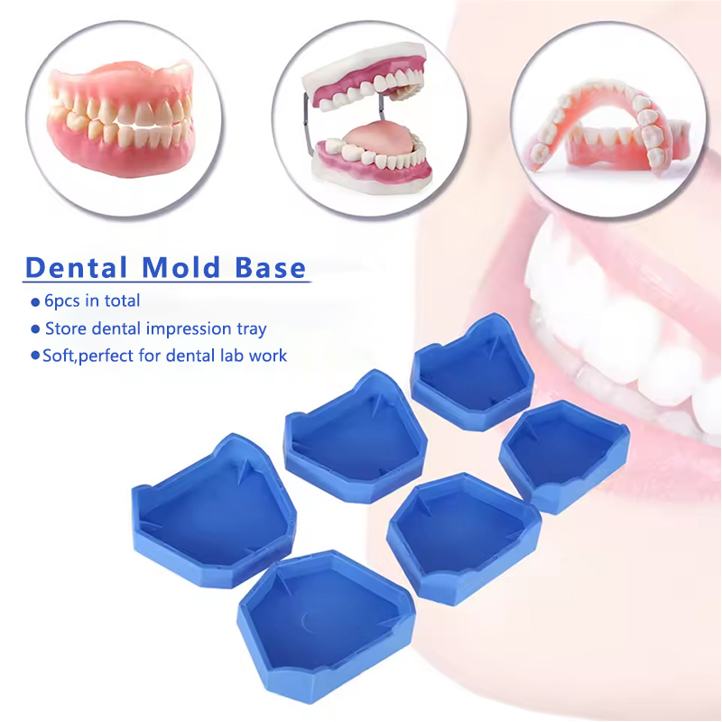 2/6Pcs Dental Model Base Silic - Model Kit Tool Set recension och pris