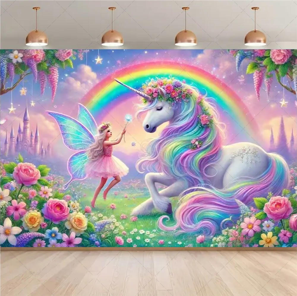 Pink 3D Magical Unicorn and Fa - Model Kit Unicorn recension och pris