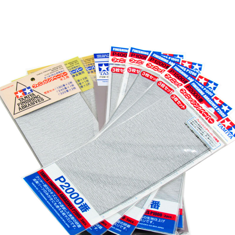 Tamiya Finishing Abrasives San - Model Kit Tool Set recension och pris