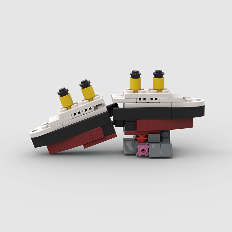 Mini RMS Titanic Sank Ship Mod - Model Kit U Boat recension och pris