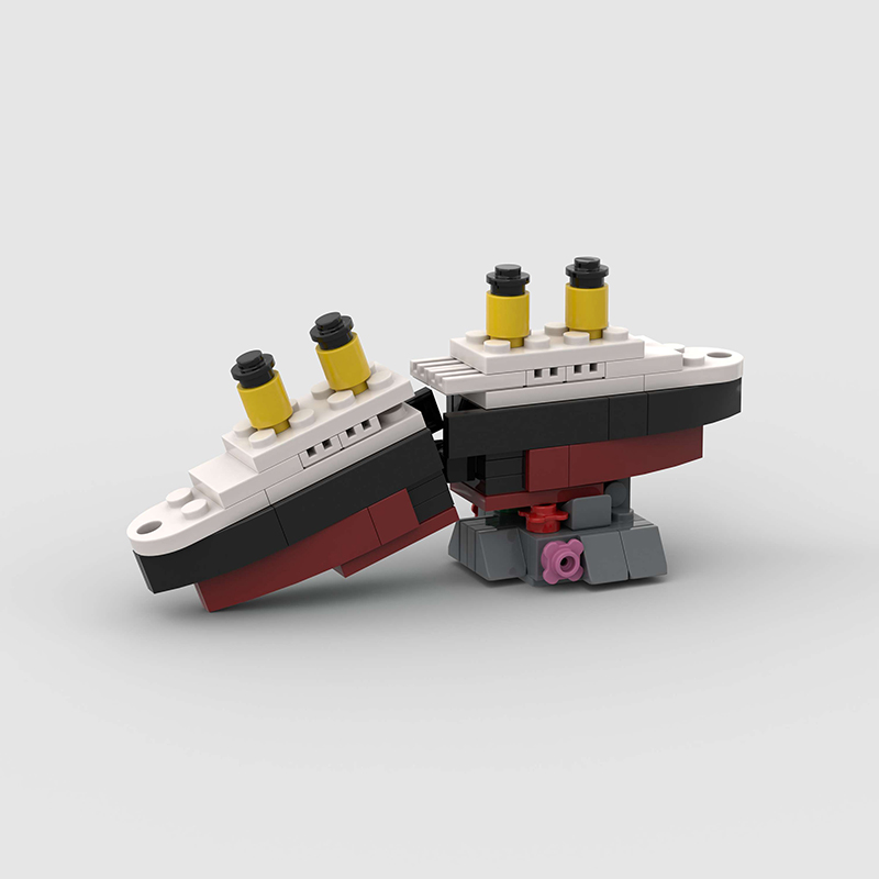 Mini RMS Titanic Sank Ship Mod - Model Kit U Boat recension och pris