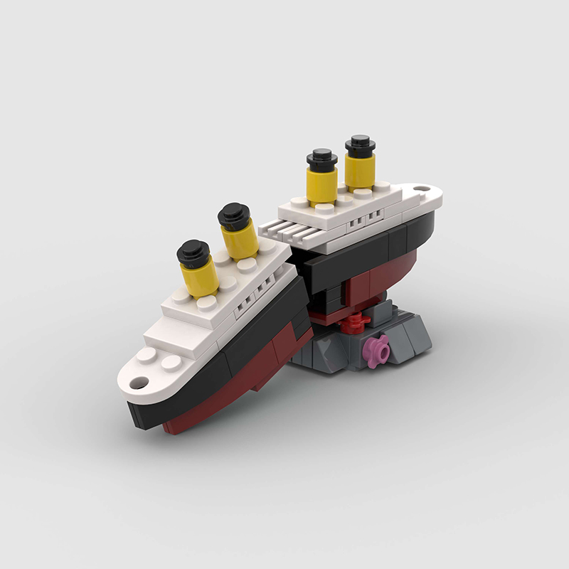 Mini RMS Titanic Sank Ship Mod - Model Kit U Boat recension och pris