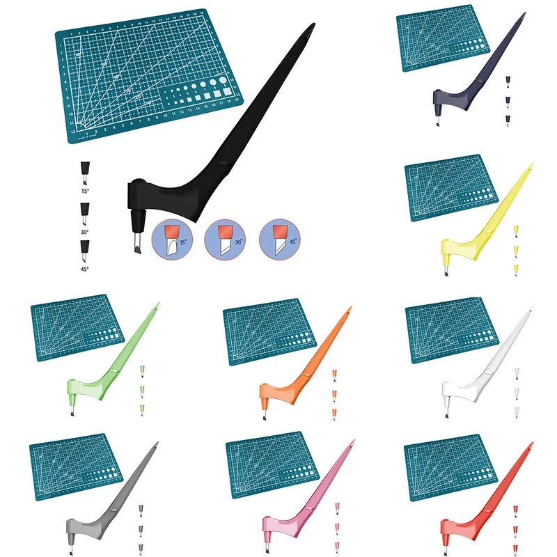 1/2/4/6set 360˚ Rotating Paper - Hobby Knife Blade recension och pris