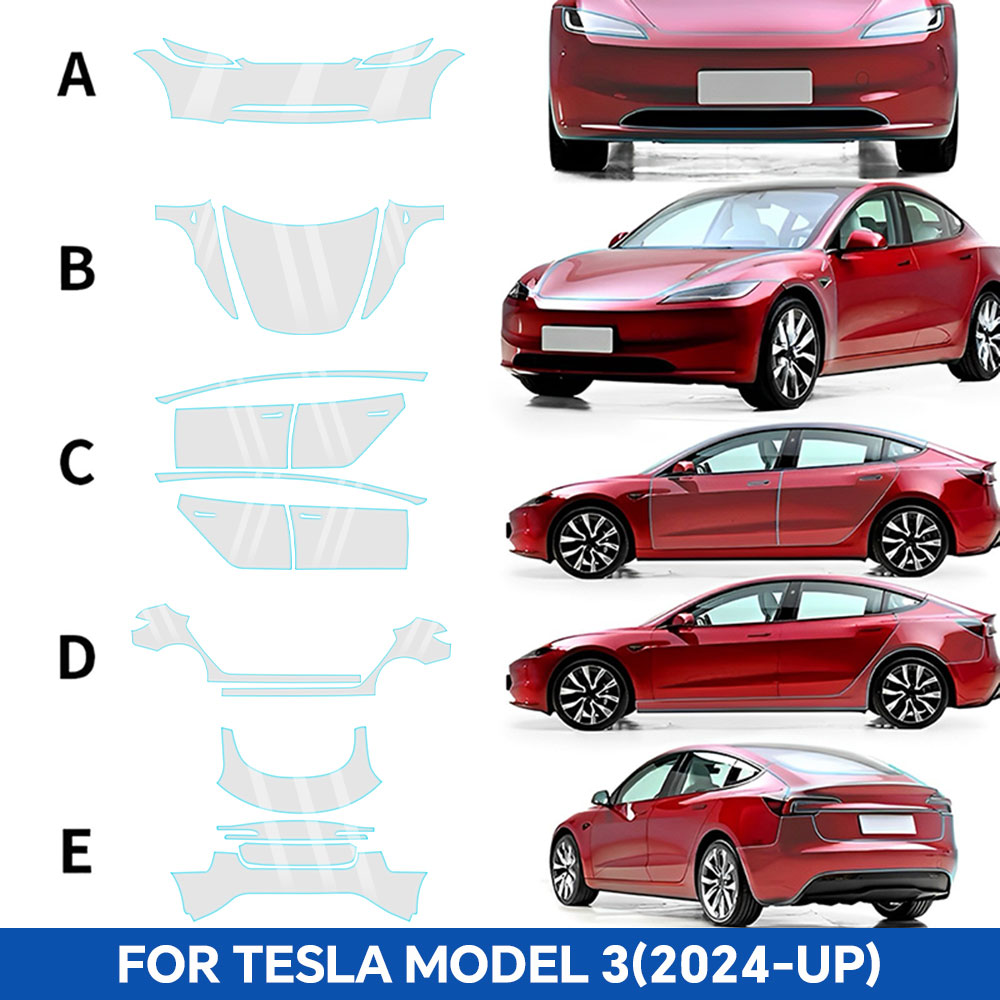 Paint Protection Film for Tesl - Logo Model Kit recension och pris