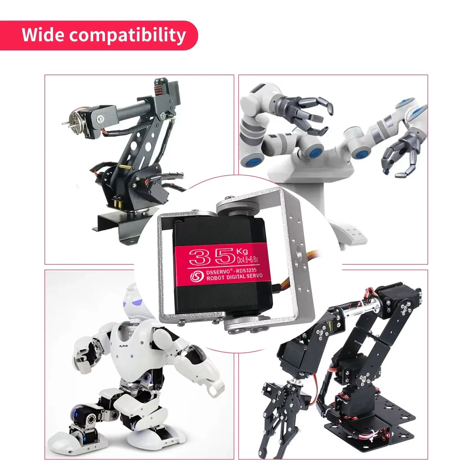 1/2/4 Set Dsservo RDS3235MG 35 - Model Kit Robot recension och pris