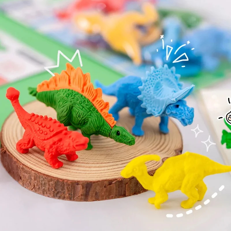 4PCS/1set Creative Cartoon 3D  - Model Kit Dinosaur Bandai recension och pris