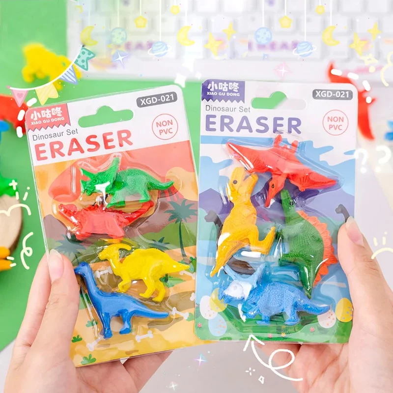 4PCS/1set Creative Cartoon 3D  - Model Kit Dinosaur Bandai recension och pris