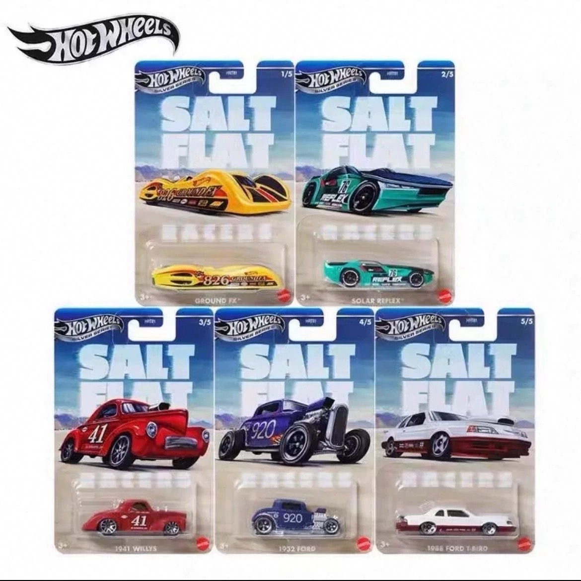 Hot Wheels HRT81 Salt Flat Rac - Logo Model Kit recension och pris