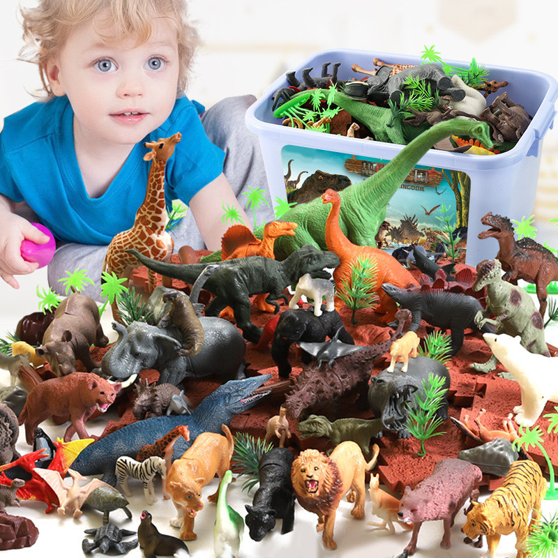 44Pcs Jurassic Dinosaurs Set S - Model Kit Dinosaur Bandai recension och pris