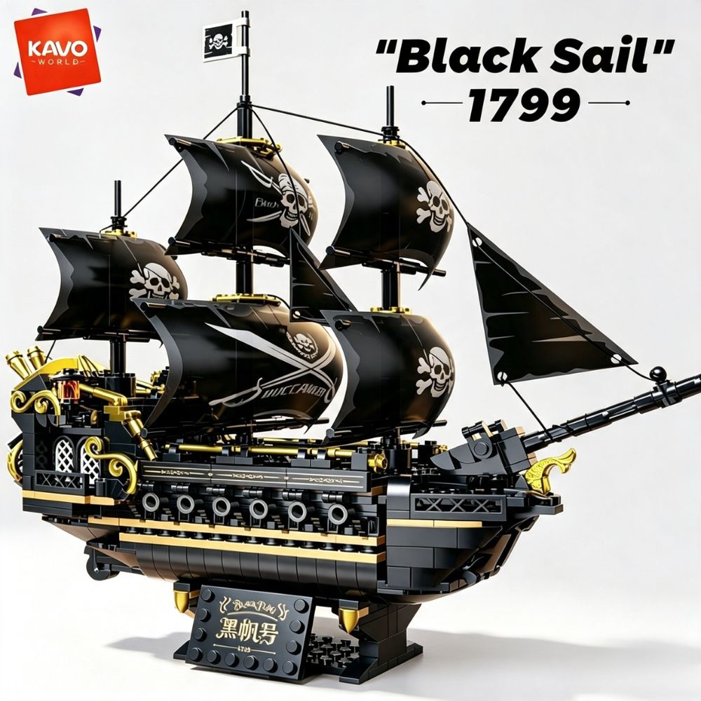 KAVOWORLD 801pcs 1799 Classic  - Model Kit U Boat recension och pris