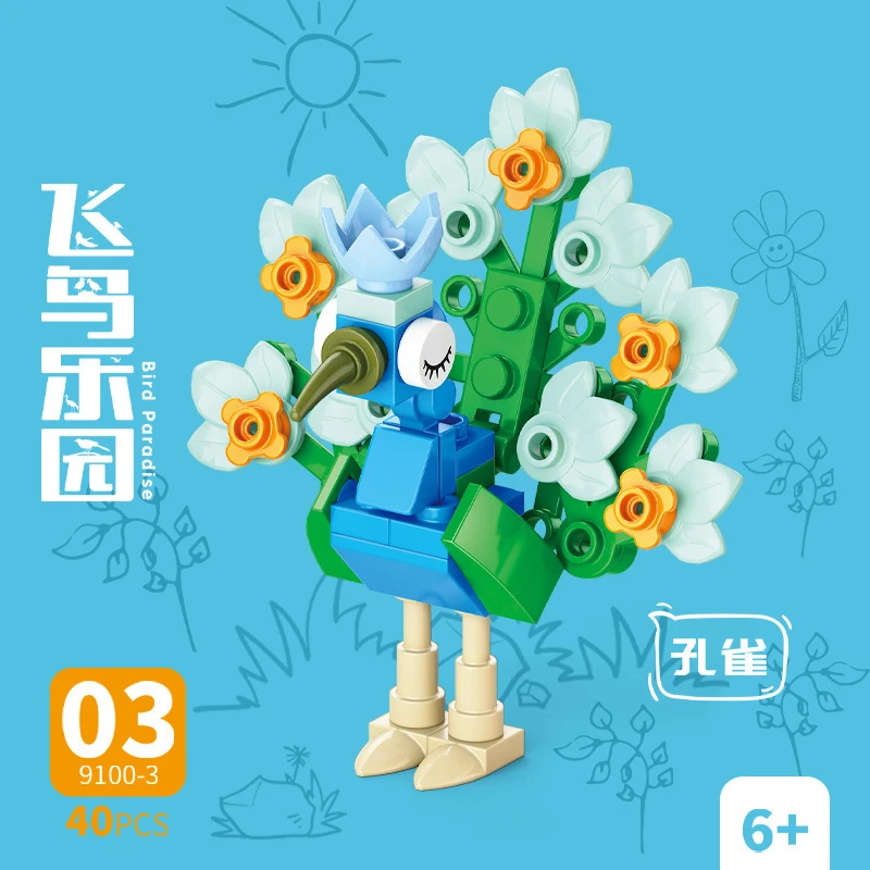 Bricks Animal Bird Paradise Cr - Model Kit Girl recension och pris