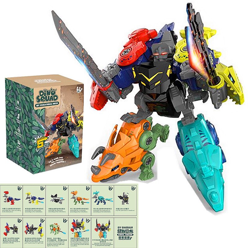 5 IN 1 Children Assembly Dinos - Model Kit Dinosaur Bandai recension och pris