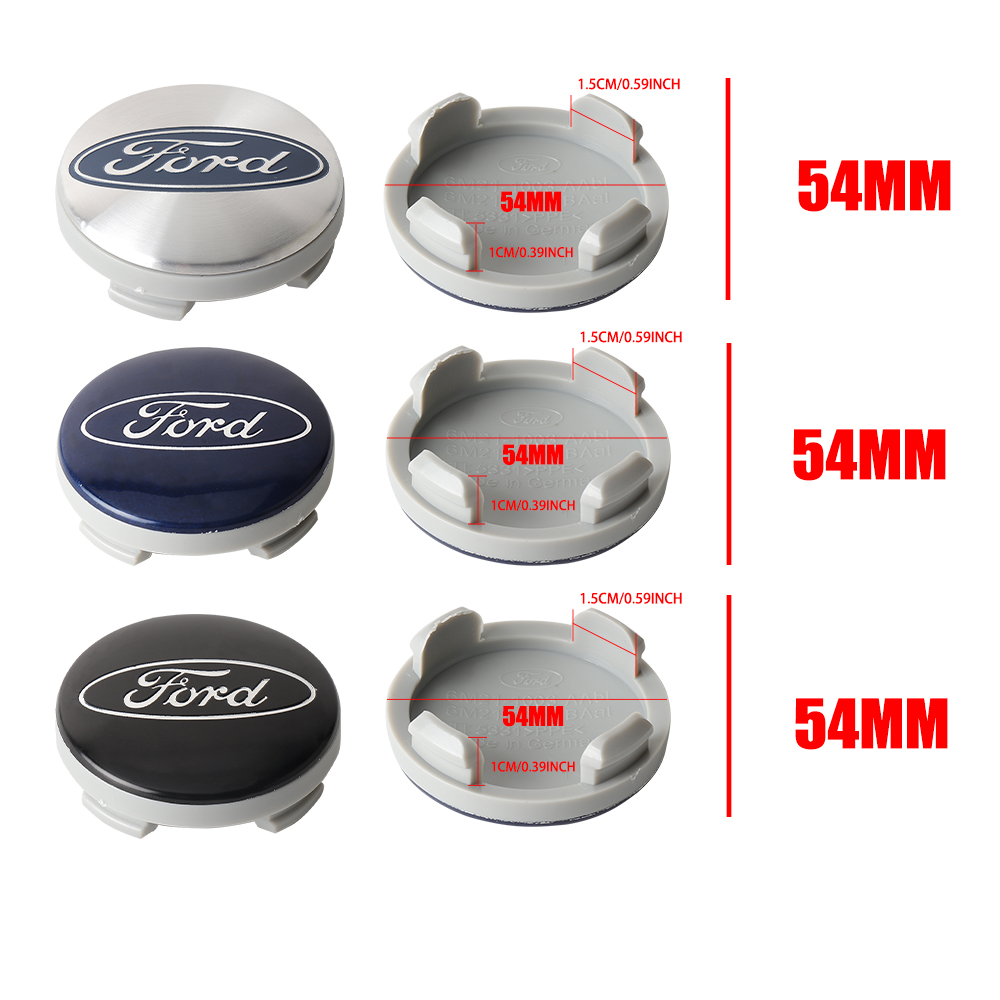 4pcs 54mm Hub Centre Rim Cover - Logo Model Kit recension och pris
