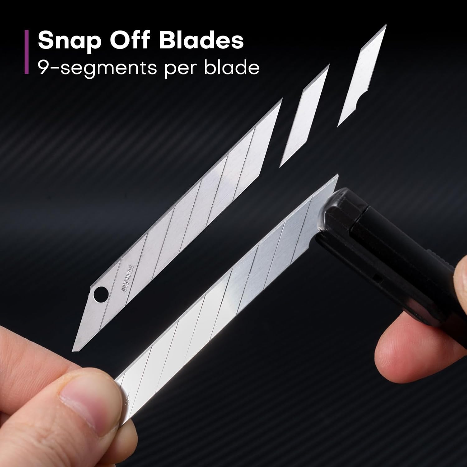 FOSHIO Stainless Steel Replace - Hobby Knife Blade recension och pris
