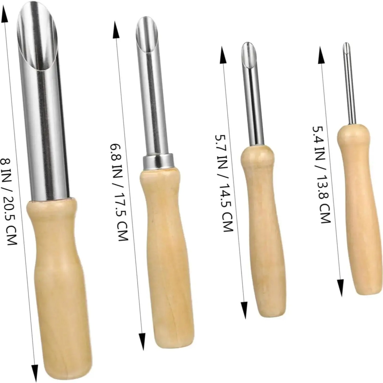 Essential 4-Piece Wooden Potte - Model Kit Tool Set recension och pris