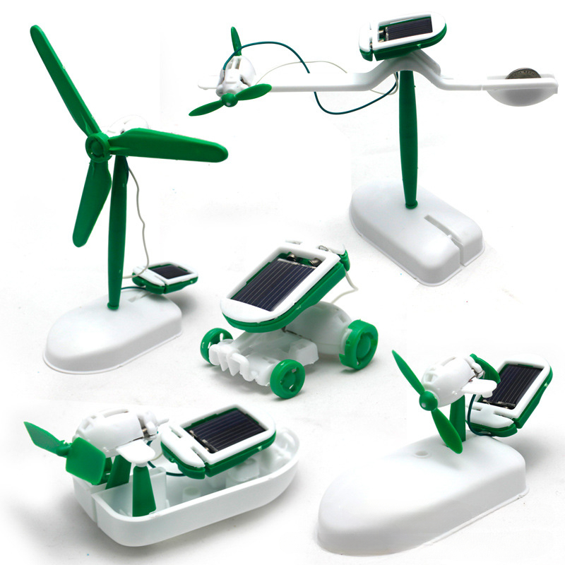 6-In-1 Solar-Power Robot Kit A - Model Kit U Boat recension och pris