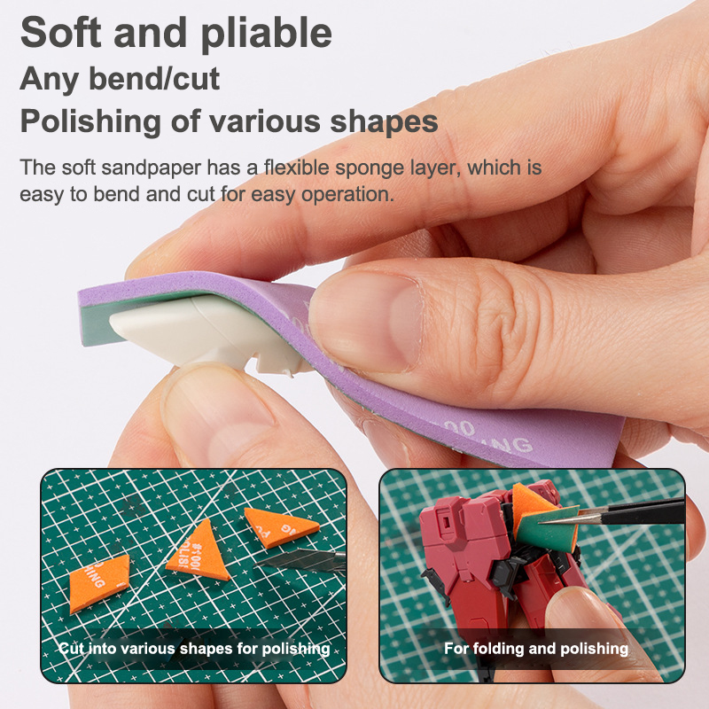 9Pcs/set 400~1200 Semi-rigid S - Model Kit Tool Set recension och pris